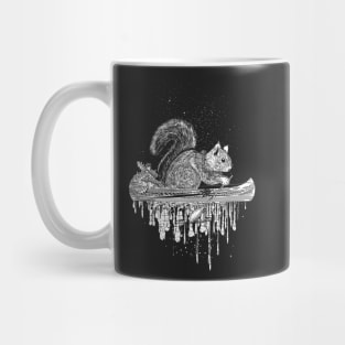 Squirrel in a canoe Mug